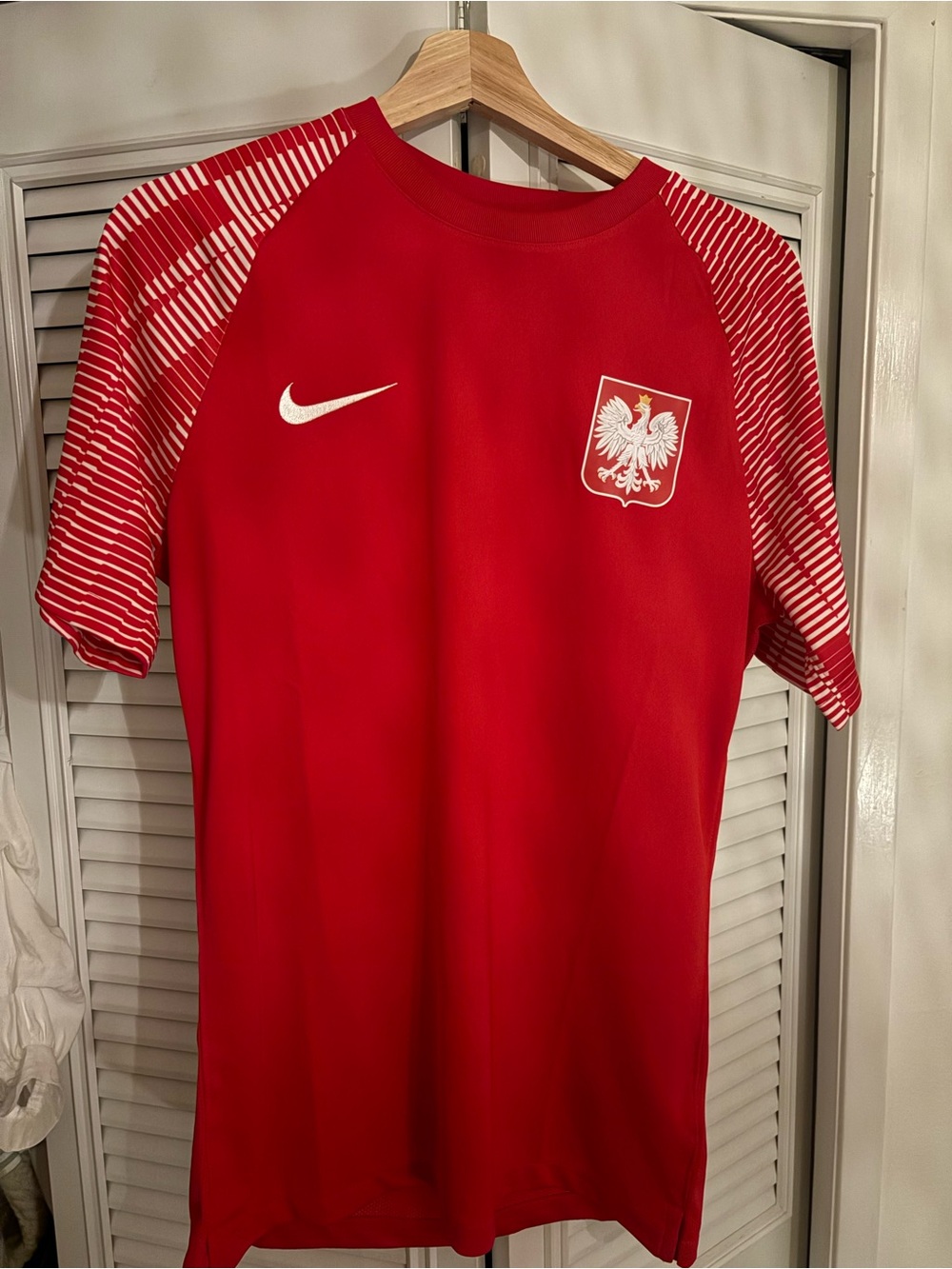 Nike Red Poland Soccer Training shirt - From Poland